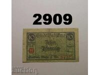Bad Ems 10 pfennig 1918 Germany