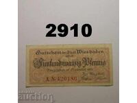Wiesbaden 25 pfennig 1919 Germany