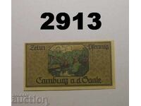 Camburg a. Saale 50 pfennig 1921 Germania