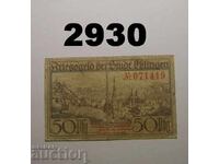 Esslingen 50 pfennig (1/2 mark) 1917 Germany