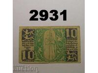 Ten 10 pfennig 1919 Germany