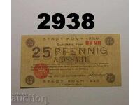 Cologne 25 pfennig 1920 Germany