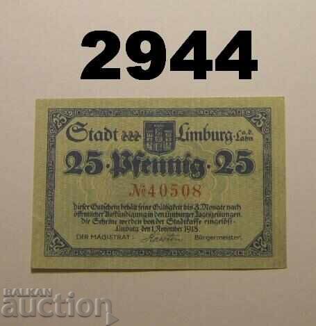 Limburg a. d. Lahn 25 pfennig 1918 Germany