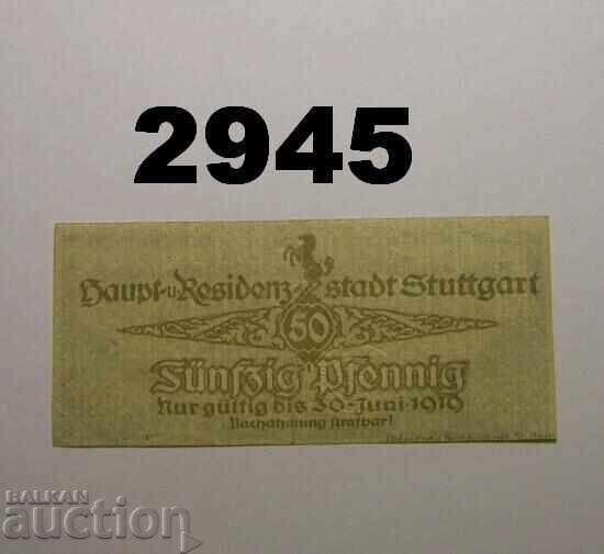 Stuttgart 50 pfennig up to 1919 Germany with price 2.00 BGN | € 1.02