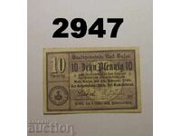 Bad Sulza 10 Pfennig 1920 Germany