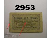 Göggingen 5 pfennig 1916 Германия