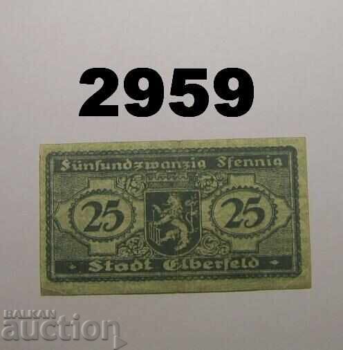 Elberfeld 25 pfennig 1919 Германия с цена 1.00 лв. | € 0.51 Elberfeld 25 pfennig 1919 Германия с цена 1.00 лв. | € 0.51