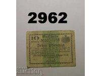 Leipzig-Land 10 pfennig to 1919 Germany