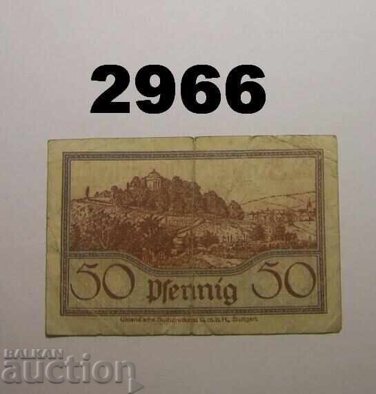 Cannstadt Amtskörperschaft 50 pfennig 1918 Германия с цена 1.50 лв. | € 0.77 Cannstadt Amtskörperschaft 50 pfennig 1918 Германия с цена 1.50 лв. | € 0.77