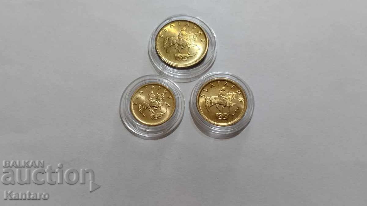 Coin - BULGARIA - 1 ; 2; 5 Cents - 1999 - UNC - 6 Coin - BULGARIA - 1 ; 2; 5 Cents - 1999 - UNC - 6