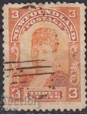 Stamped Queen Alexandra 1897 Newfoundland Canada