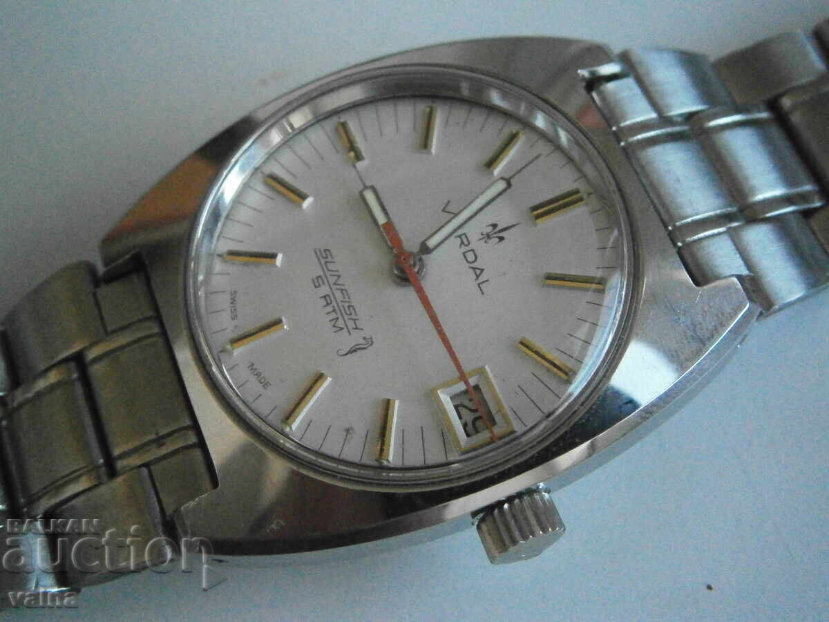 VERDAL Sunfish, cal. FHF-ST 974, χειροκίνητο, ΚΑΙΝΟΥΡΙΟ! με τιμή 200.00 BGN | € 102.26 VERDAL Sunfish, cal. FHF-ST 974, χειροκίνητο, ΚΑΙΝΟΥΡΙΟ! με τιμή 200.00 BGN | € 102.26