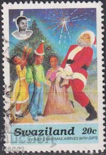 Timbrul poștal timbrat de Crăciun 1990 din Swaziland Timbrul poștal timbrat de Crăciun 1990 din Swaziland