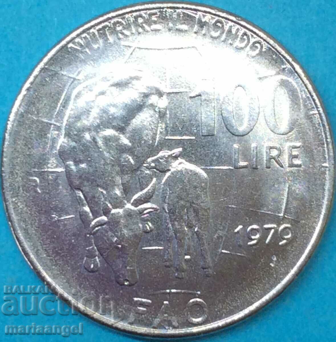 100 Lire 1979 Italy FAO - 6 100 Lire 1979 Italy FAO - 6