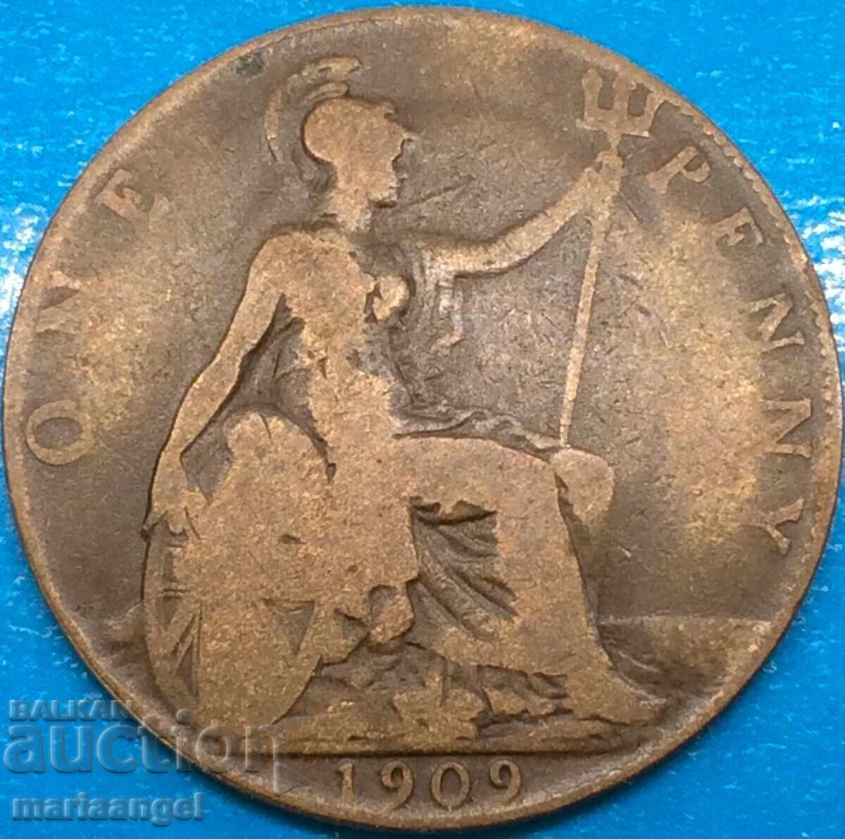 Παράδοση Μεγάλη Βρετανία 1/2 πένα 1909