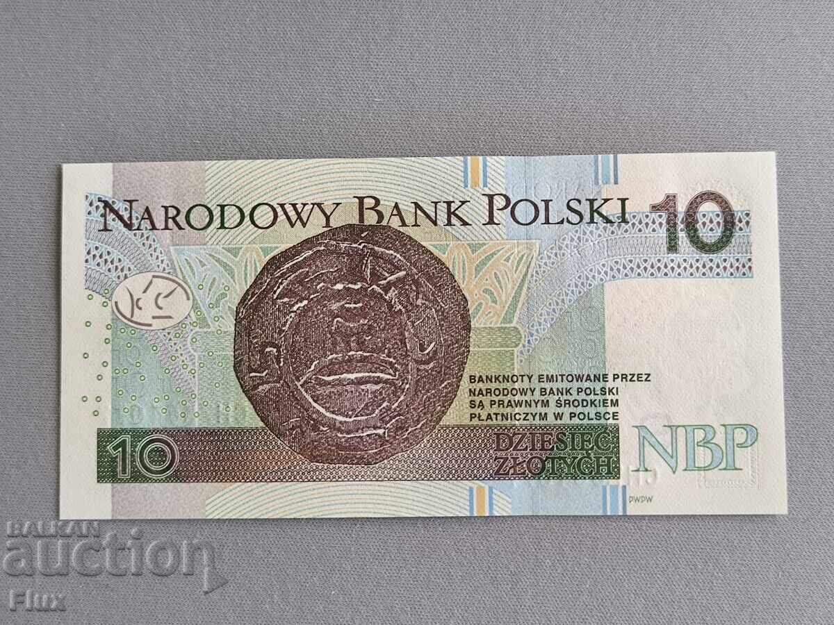 Banknote - Poland - 10 Zloty UNC | 2016 with price 12.00 BGN | € 6.14