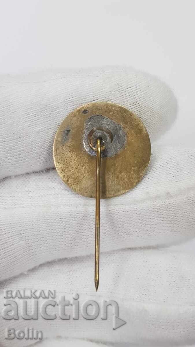 Delivery of Rare Historical Royal Badge, Monument "ETRO-POLE"