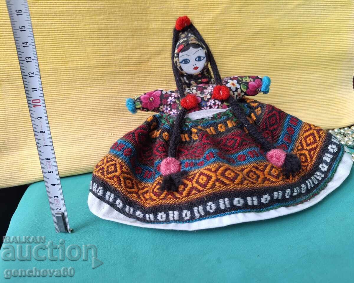 Păpușă tradițională din cârpă, costum popular din Andola - 6