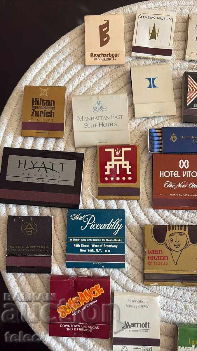 Set of advertising matches, hotels from around the world - 5 Set of advertising matches, hotels from around the world - 5