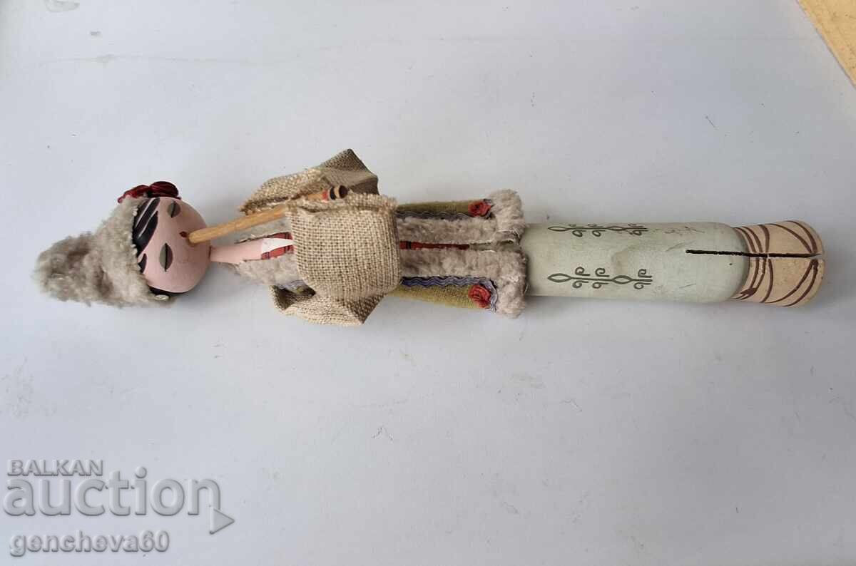 Φιγούρα λαϊκής τέχνης "Αγόρι με φλογέρα" - 5