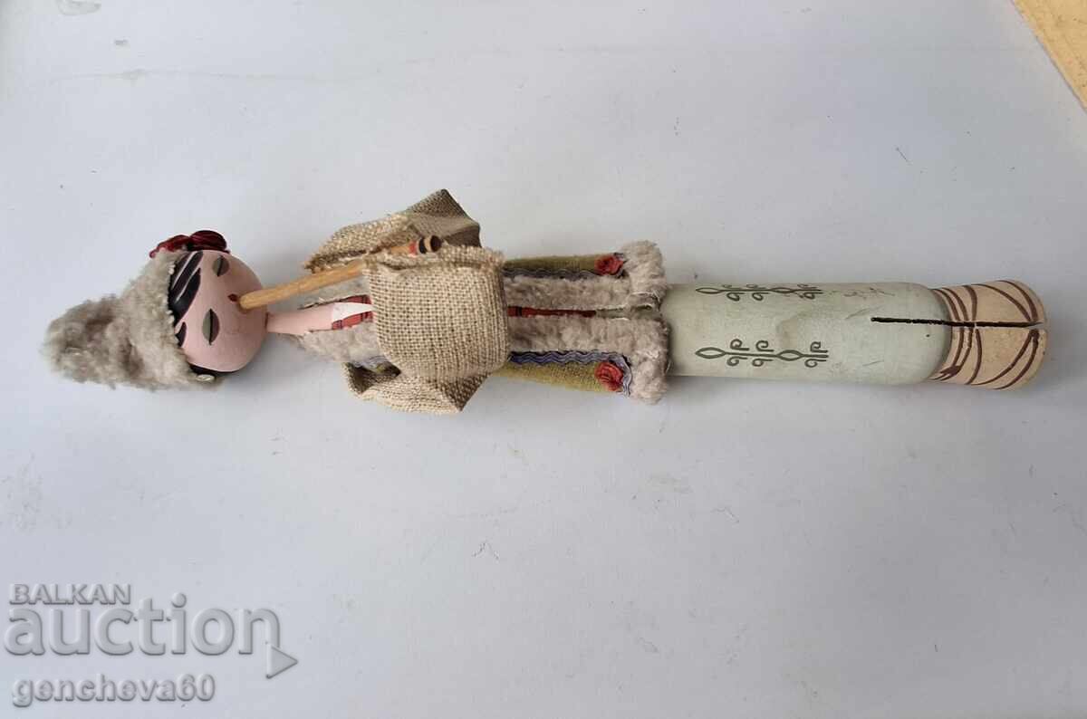 Φιγούρα λαϊκής τέχνης "Αγόρι με φλογέρα" - 5