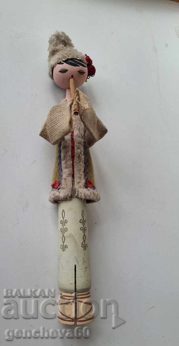 Φιγούρα λαϊκής τέχνης "Αγόρι με φλογέρα" - 6