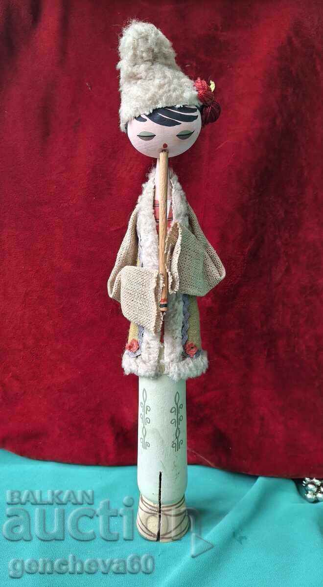 Φιγούρα λαϊκής τέχνης "Αγόρι με φλογέρα" - 7