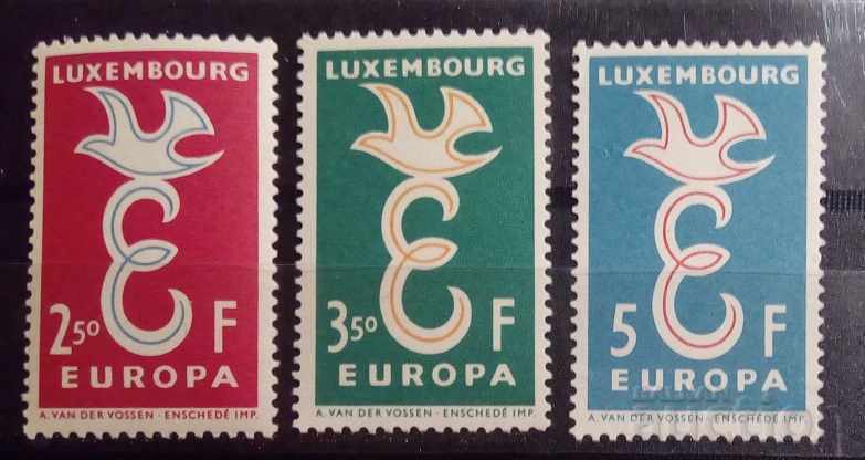 Luxemburg 1958 Europa CEPT Păsări MNH Luxemburg 1958 Europa CEPT Păsări MNH