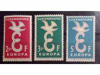 Luxembourg 1958 Europe CEPT Birds MNH