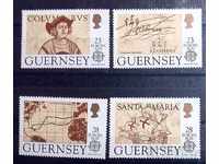Guernsey 1992 Ευρώπη CEPT Πρόσωπα/Πλοία/Columbus MNH