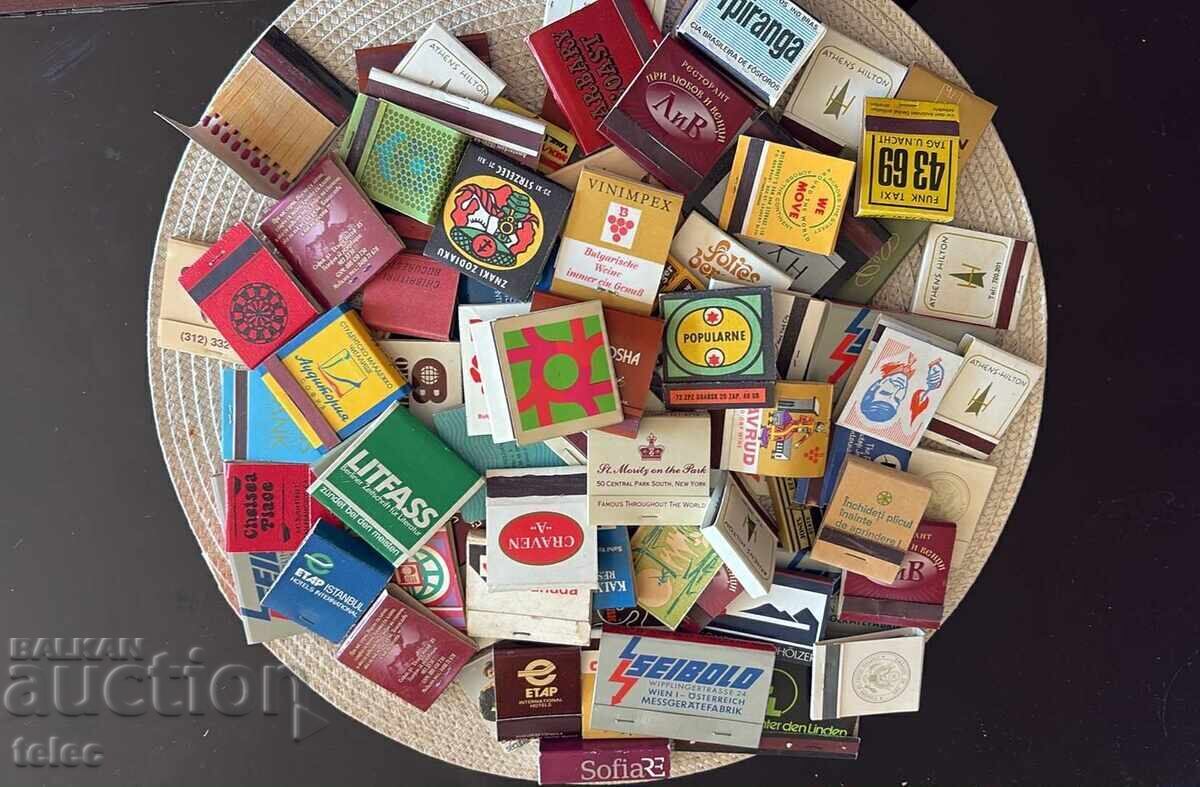 Set of matchboxes from a private collection Set of matchboxes from a private collection