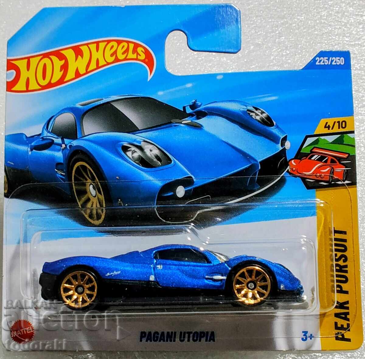 Hot Wheels Pagani Utopia 1:64 Хот Уилс Пагани Утопия Количка
