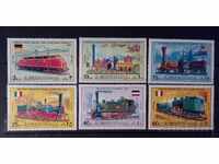 Ajman 1971 Locomotives MNH