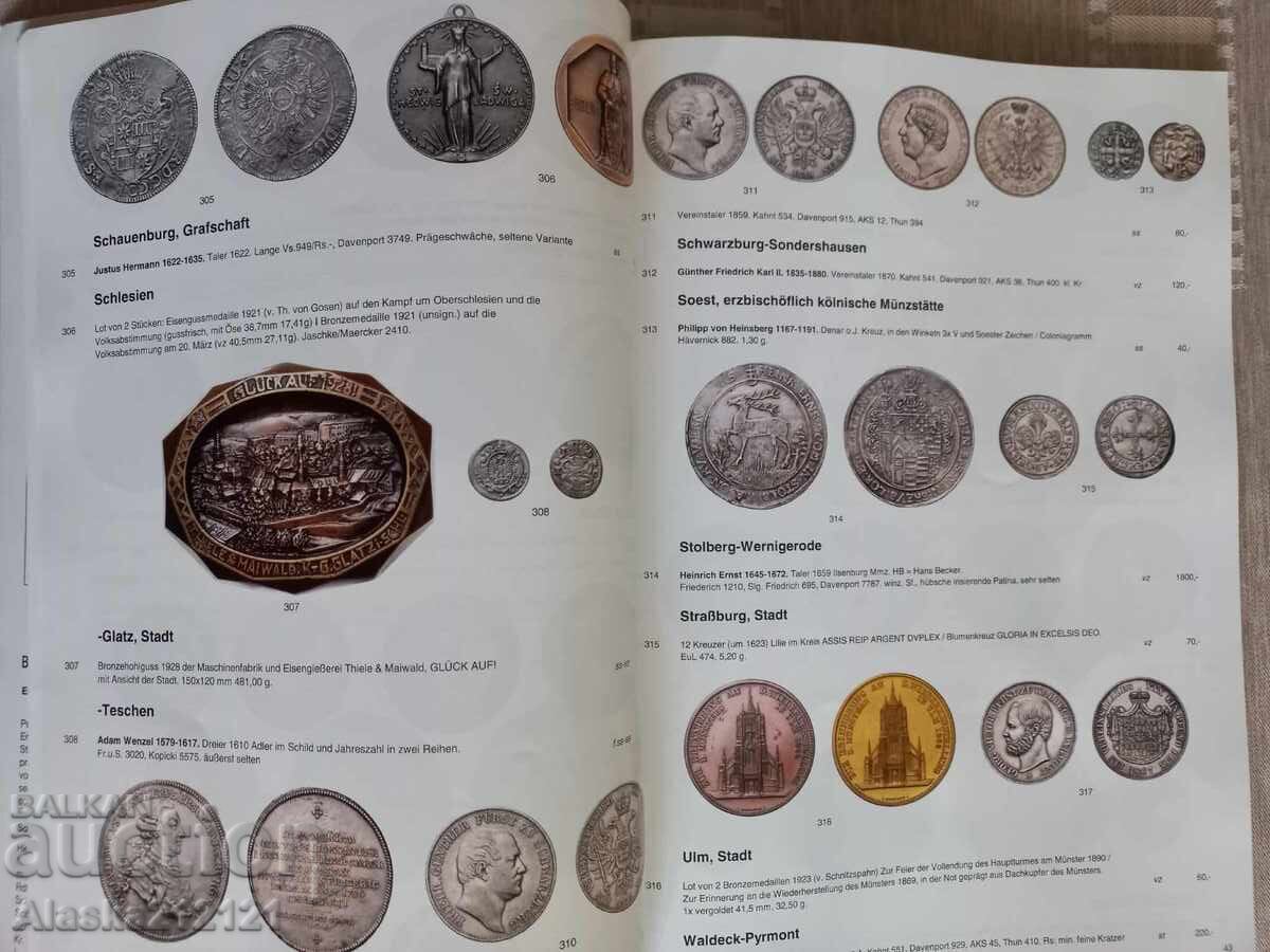 Νομισματική - Κατάλογος δημοπρασιών για μεσαιωνικά νομίσματα με τιμή 5.00 BGN | € 2.56