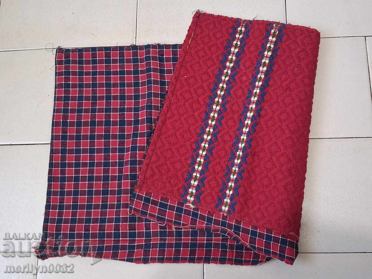 Παλιά υφαντή κεντητή κεντητή μαξιλαροθήκη - 6