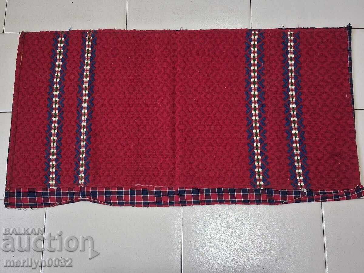 Παλιά υφαντή κεντητή κεντητή μαξιλαροθήκη