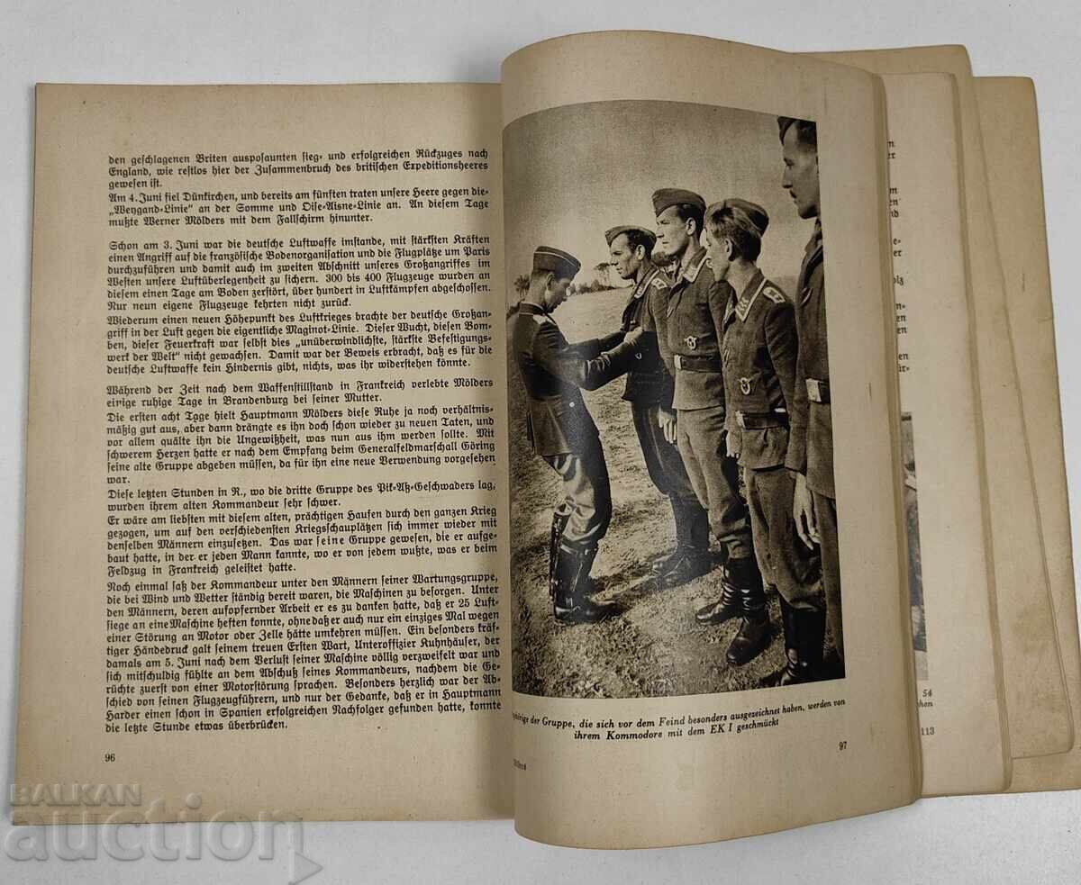 Delivery of MOLDERS AND HIS MEN PILOT LUFTWAFFE THIRD REICH SWASTIKA Delivery of MOLDERS AND HIS MEN PILOT LUFTWAFFE THIRD REICH SWASTIKA