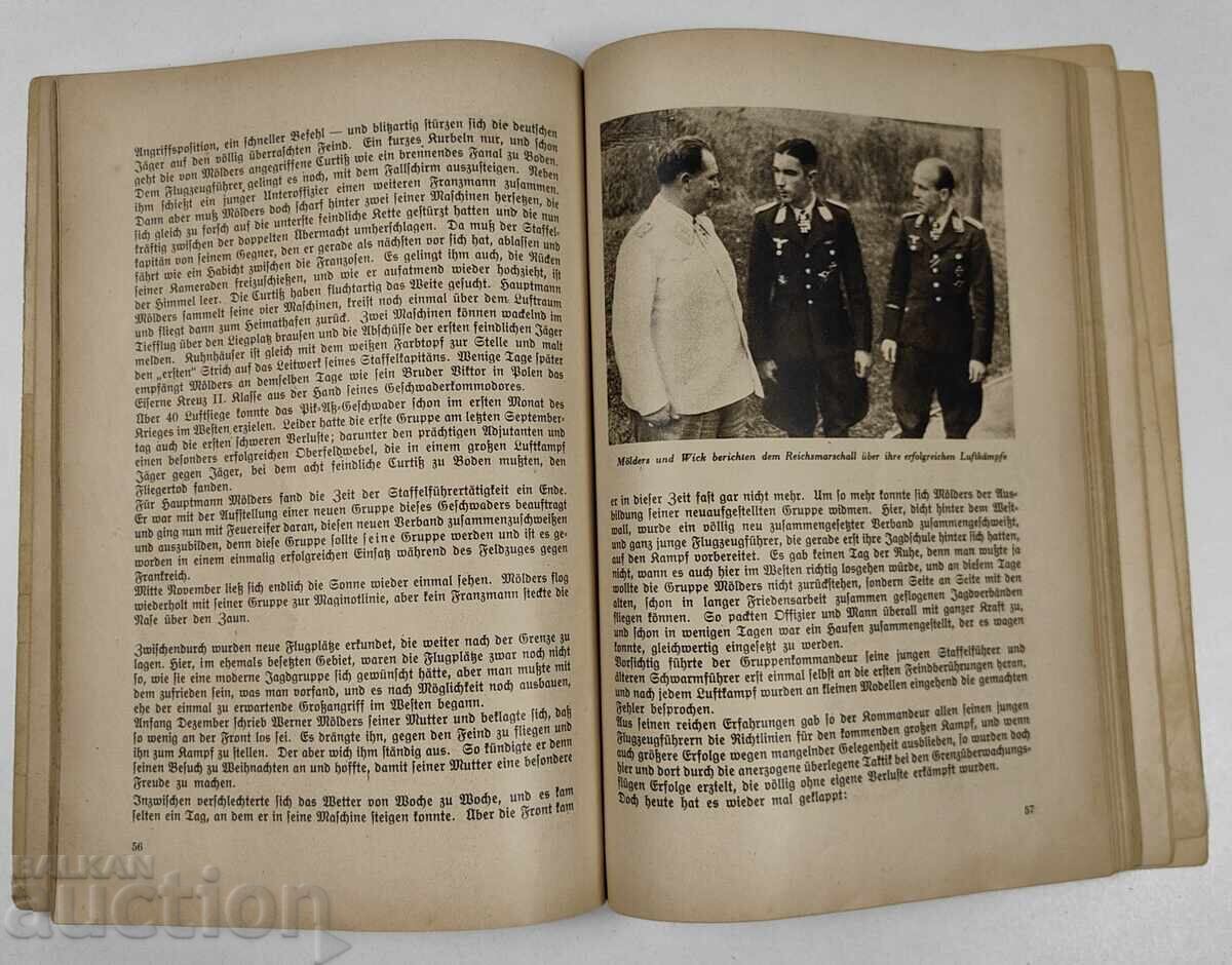 MOLDERS AND HIS MEN PILOT LUFTWAFFE THIRD REICH SWASTIKA - 5 MOLDERS AND HIS MEN PILOT LUFTWAFFE THIRD REICH SWASTIKA - 5