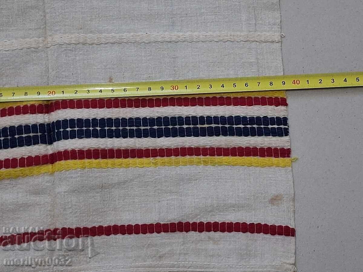 Παλιά πετσετάκι με δαντέλα 1.98/40εκ. κεντητό κέντημα - 5