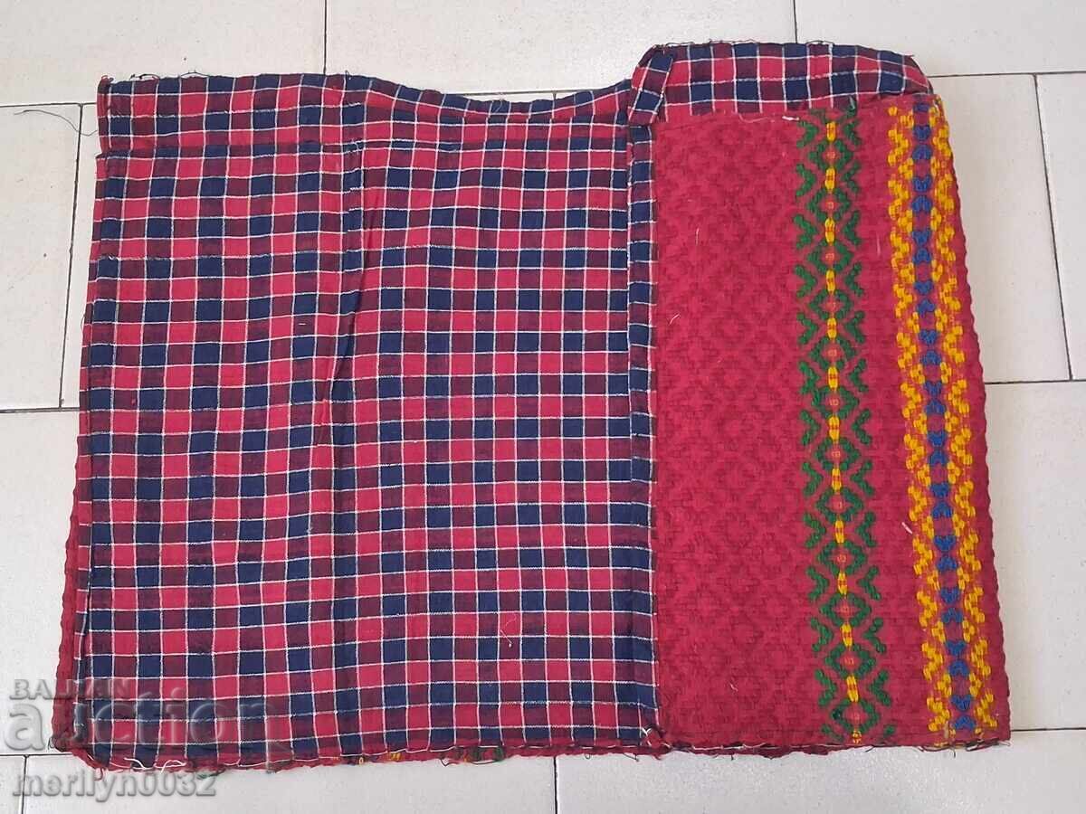 Auction  Old woven embroidered embroidered costume pillow case