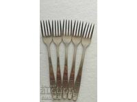 5 бр.десертни вилички 17 см.за торта,баклава баница и др.