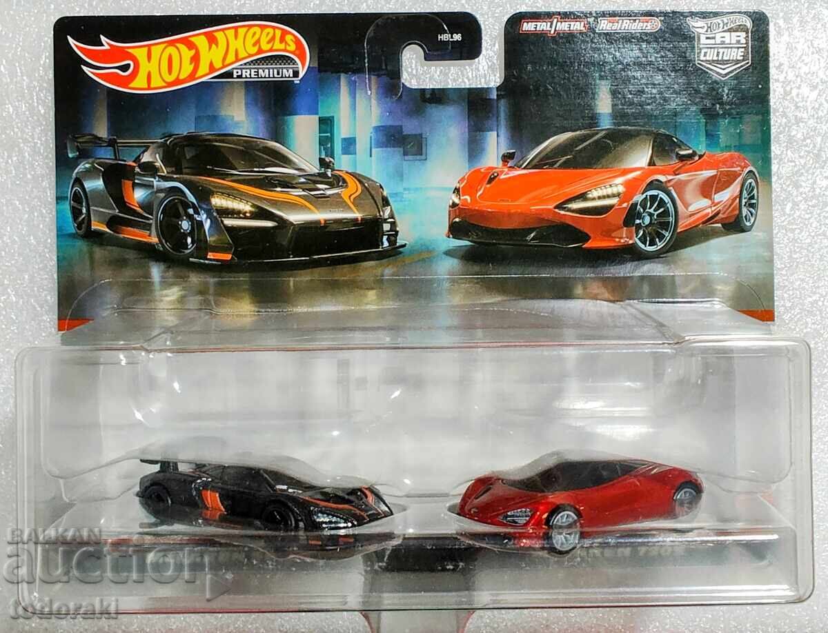 Hot Wheels Premium McLaren Senna and 720S