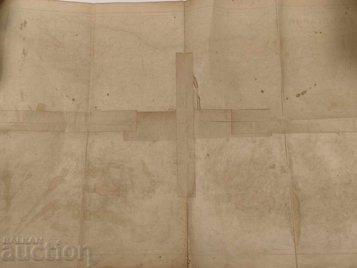 HARTĂ GEOGRAFICĂ AUTENTICĂ A REGATULUI BULGARIEI - 7 HARTĂ GEOGRAFICĂ AUTENTICĂ A REGATULUI BULGARIEI - 7