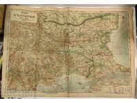 HARTĂ GEOGRAFICĂ AUTENTICĂ A REGATULUI BULGARIEI