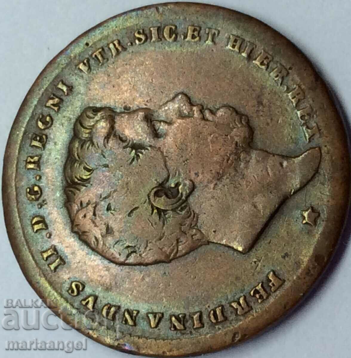 2 Tornesi 1851 Ιταλία Ferdinand I - ποιότητα με τιμή 84.00 BGN | € 42.95