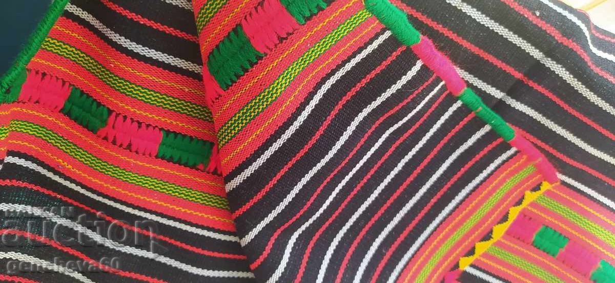 Ethnic wool rug checkered 75/120cm - 5