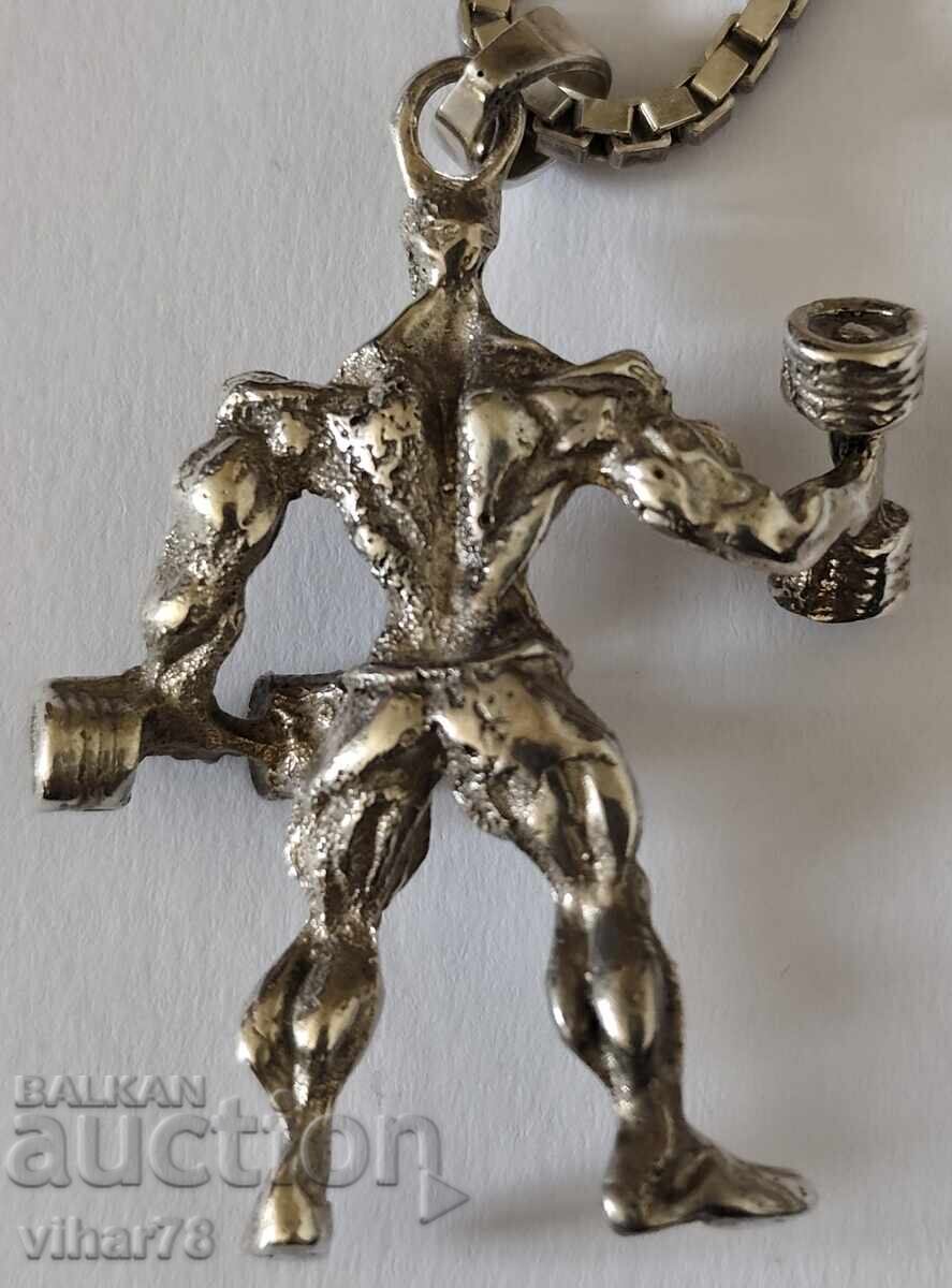 Аукцион Сребърен синджир с висулка Аукцион Сребърен синджир с висулка