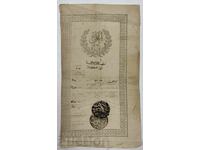 Vechi document otoman, contract, autorizație, titlu de proprietate (Tapia)? Tugra