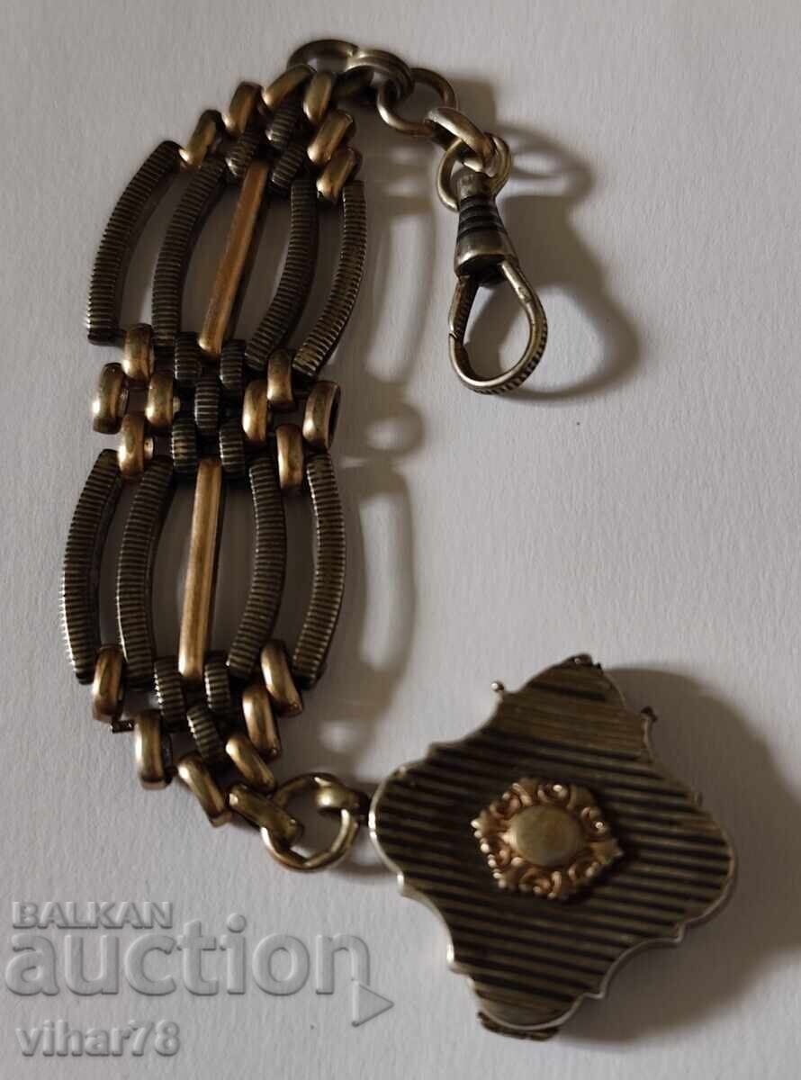 Silver case for a pocket watch - 5