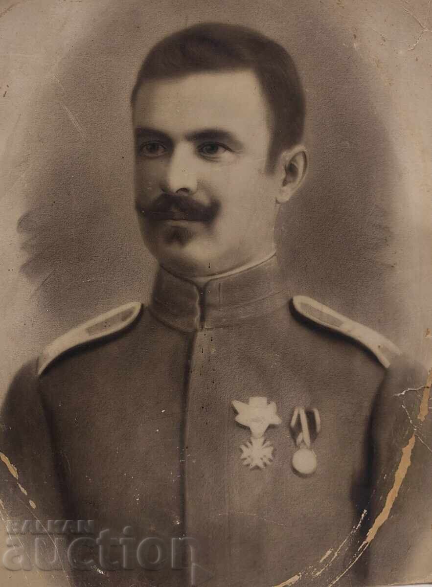 ΣΤΡΑΤΙΩΤΗΣ ΣΤΑΥΡΟΣ ΑΝΔΡΕΙΑΣ ΜΕΤΑΛΛΙΟ ΜΕΓΑΛΗ ΦΩΤΟΓΡΑΦΙΑ ΠΟΡΤΡΕΤΟ ΧΑΡΤΟΝΙ με τιμή 35.00 BGN | € 17.90